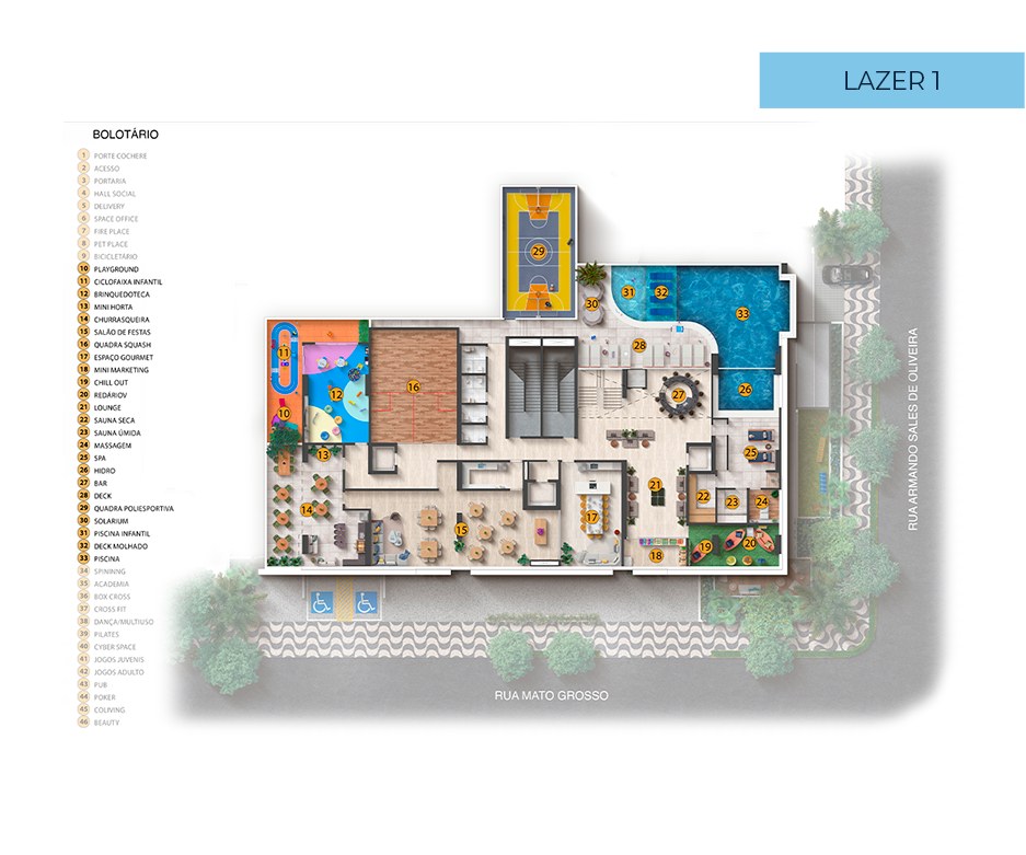Planta · Lazer 1