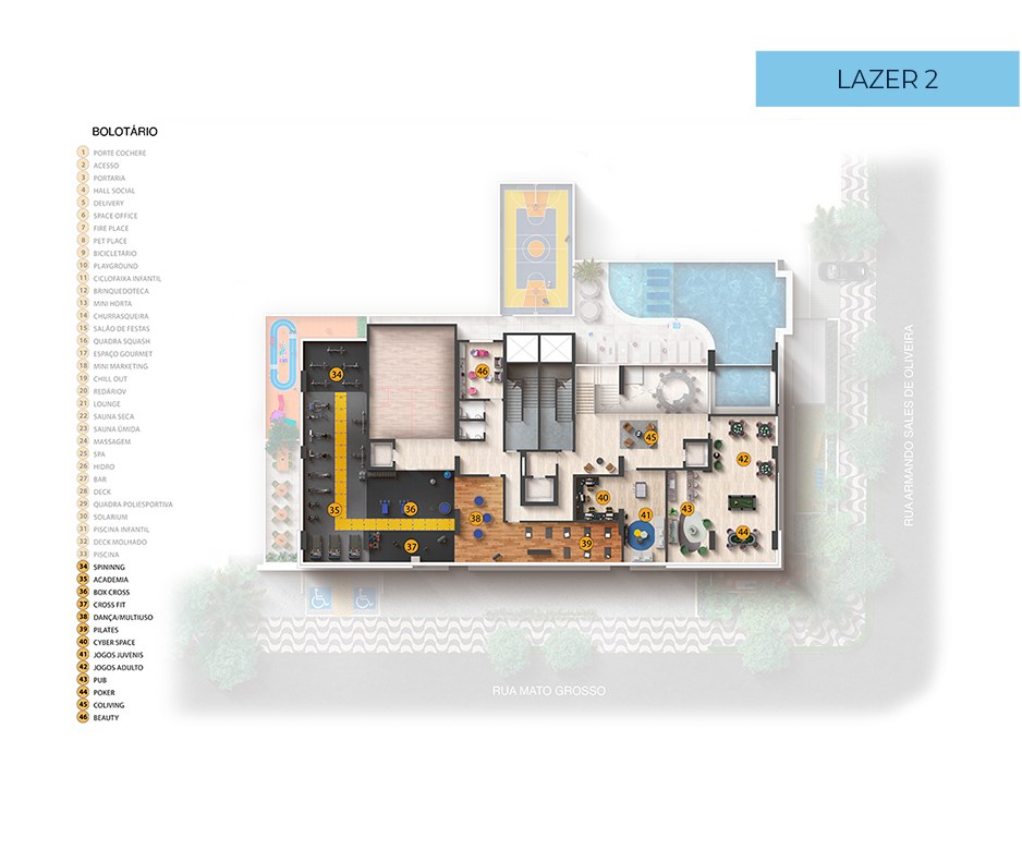 Planta · Lazer 2
