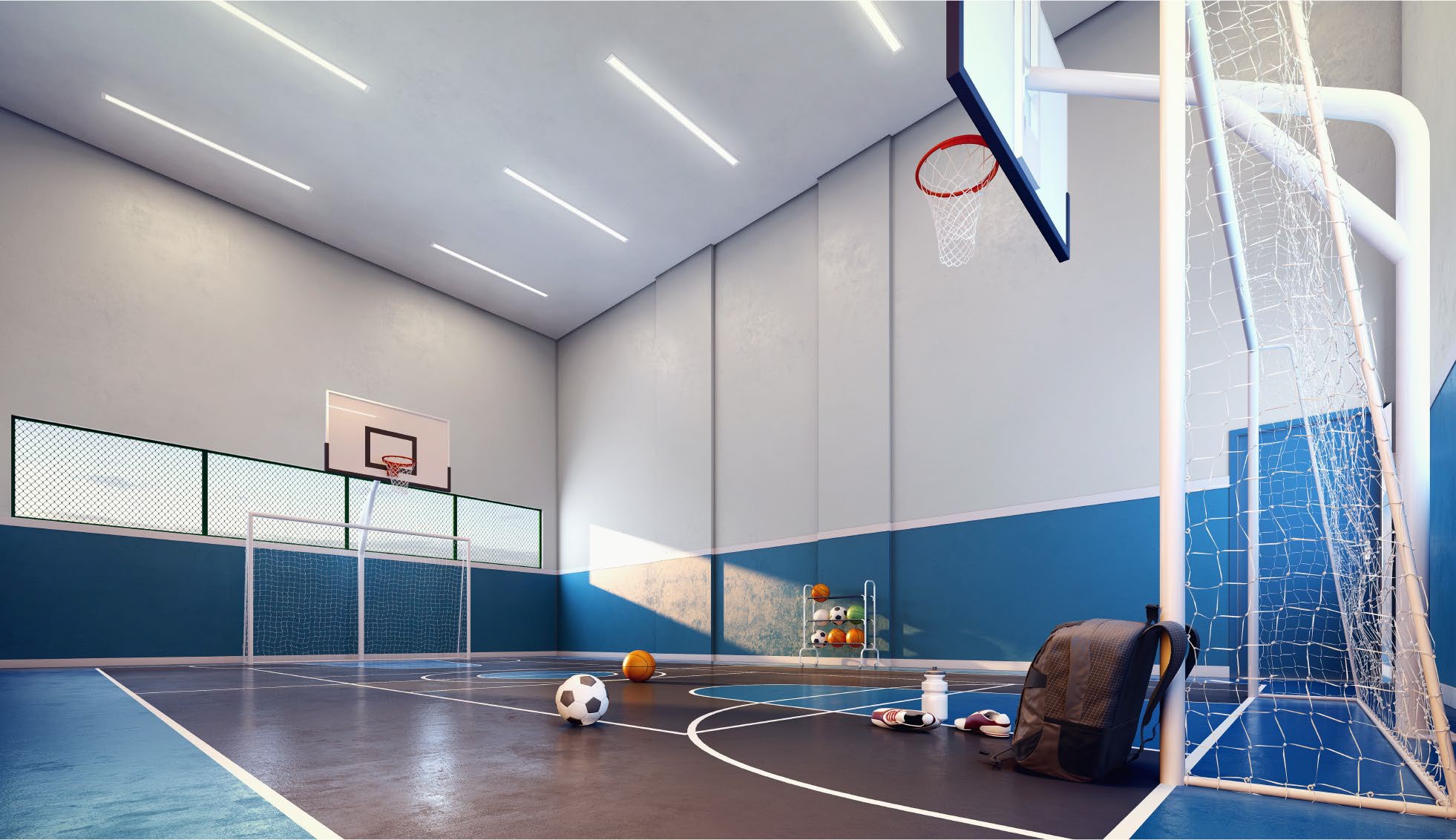Lazer · Quadra esportiva
