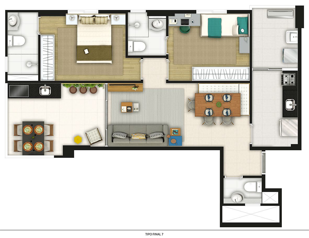 Planta · Tipo final 2 (torre a confirmar)