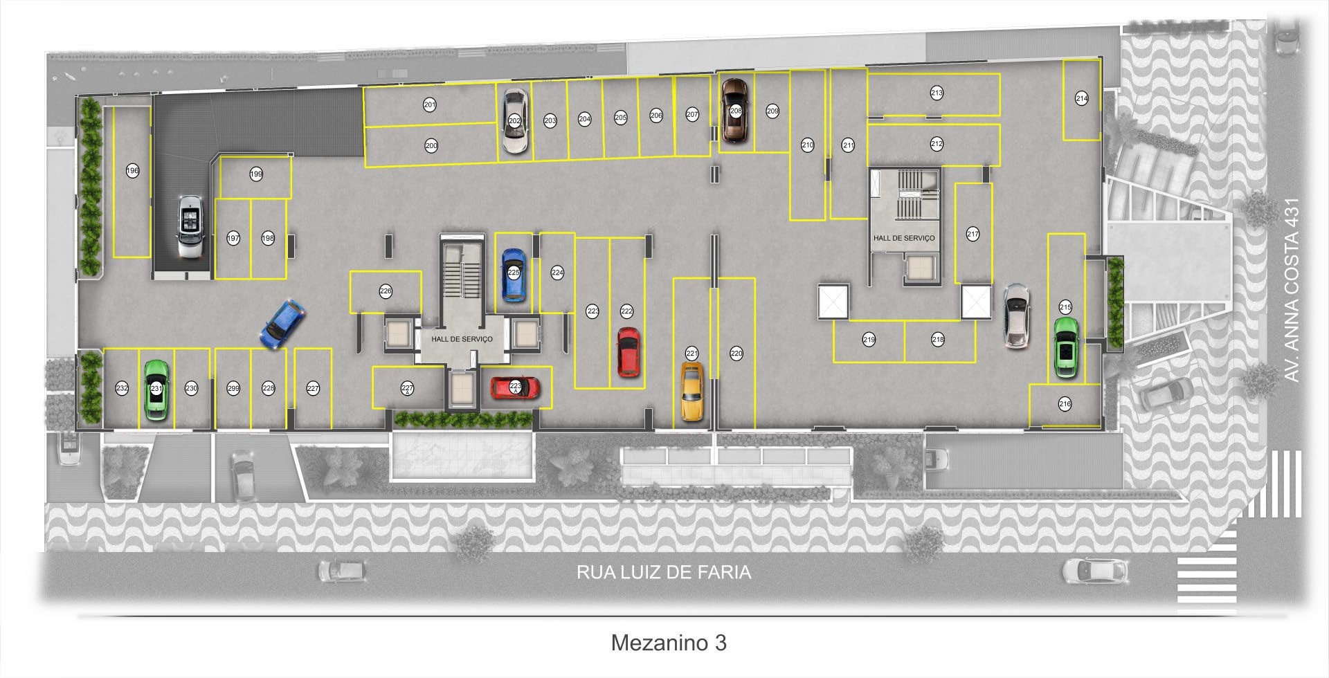 Planta · Mezanino 3