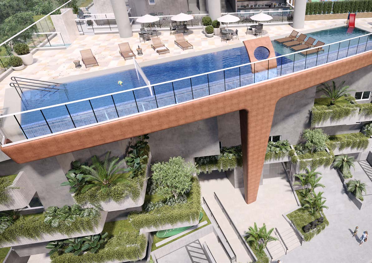 Lazer · Voo da piscina