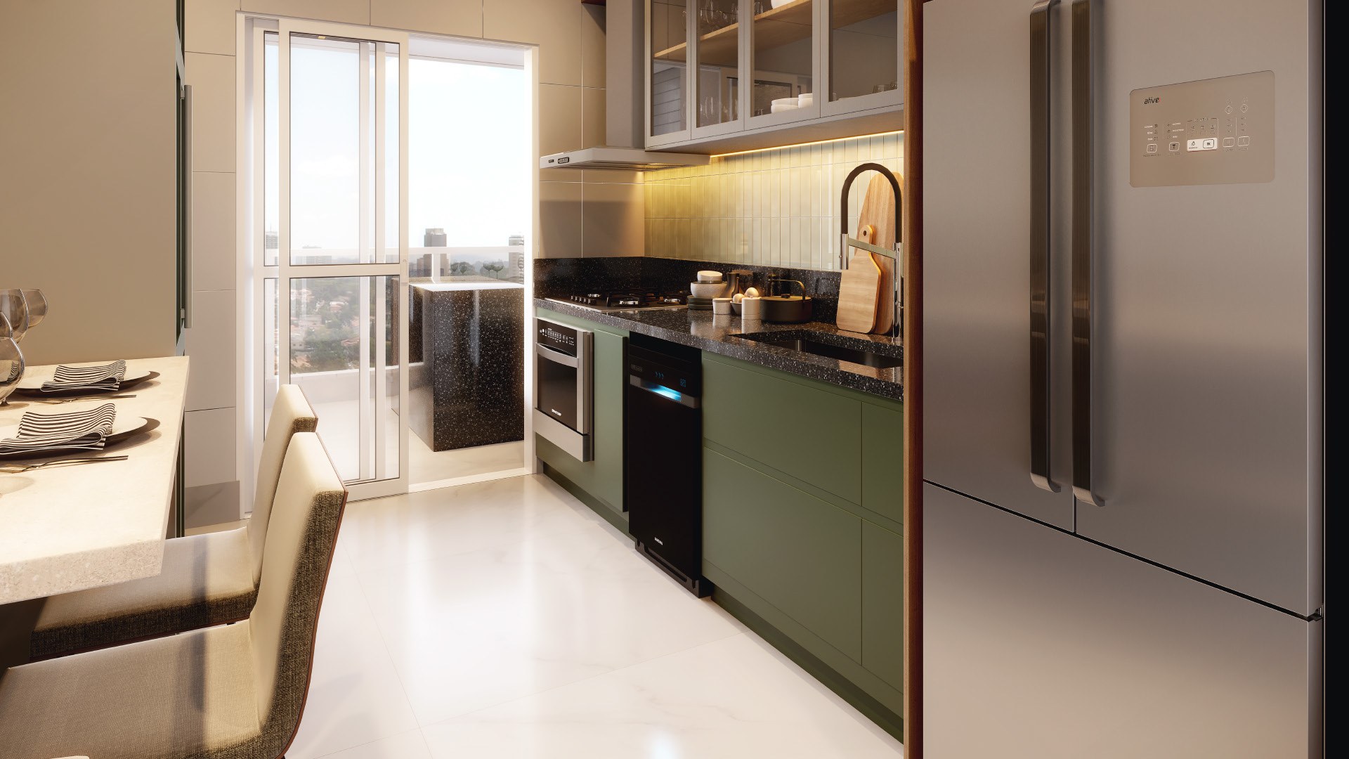 TIPOLOGIA 3 SUITES 126,85 m2 · 05-cozinha-p44