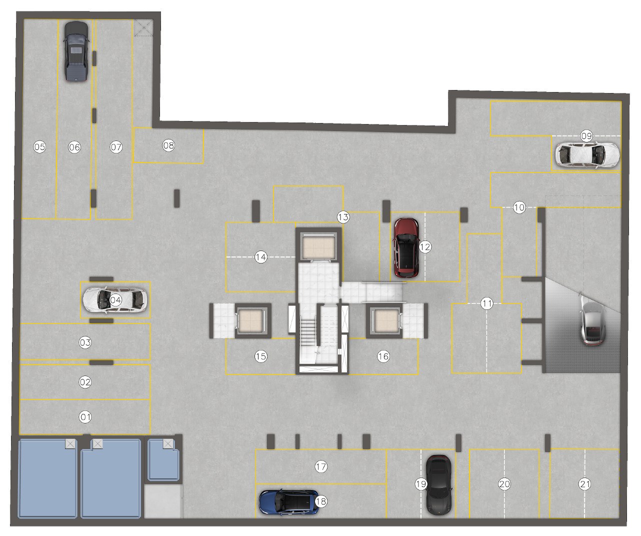 PLANTAS GARAGEM · planta-subsolo-2-p60