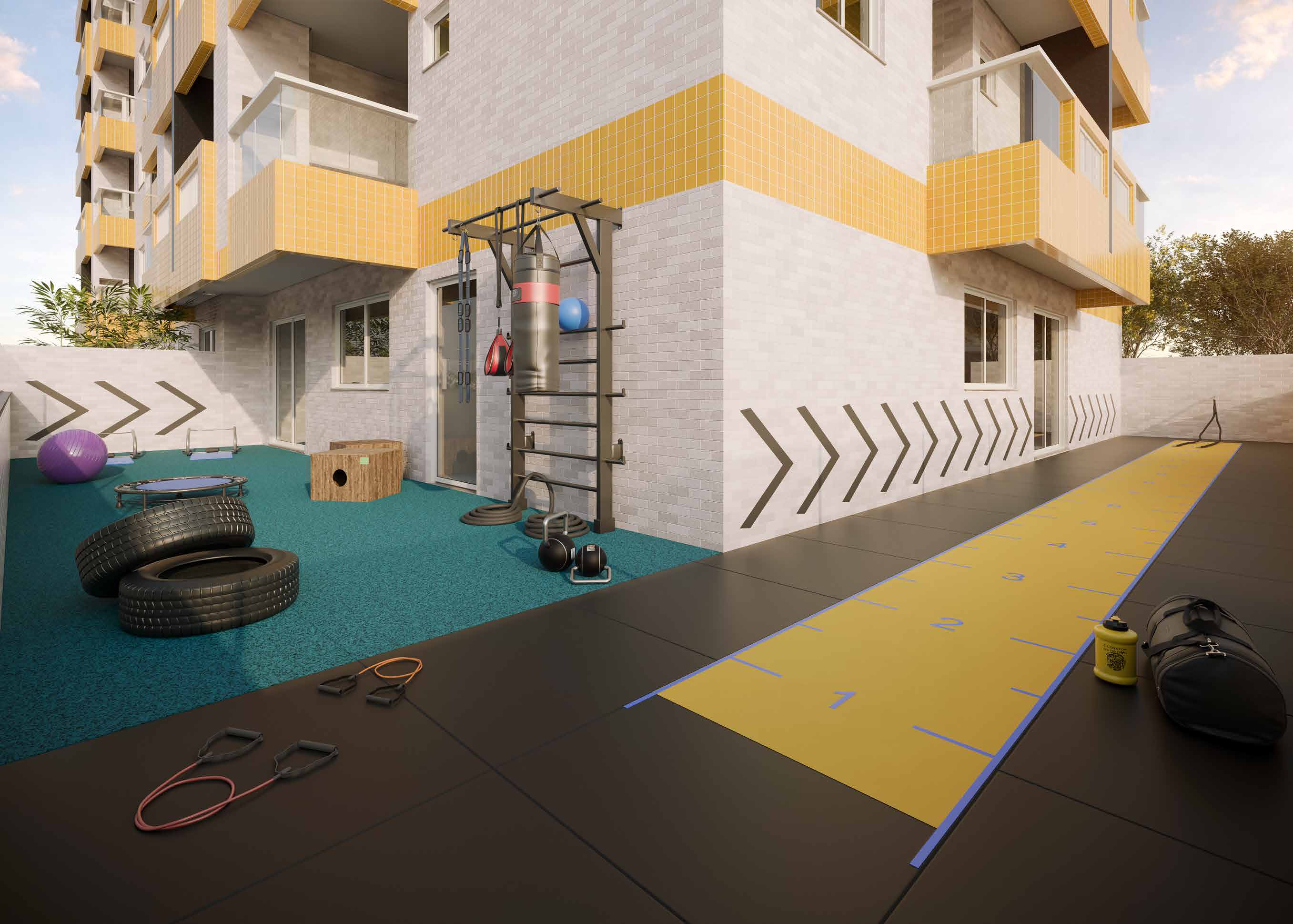 Lazer · Terraço fit