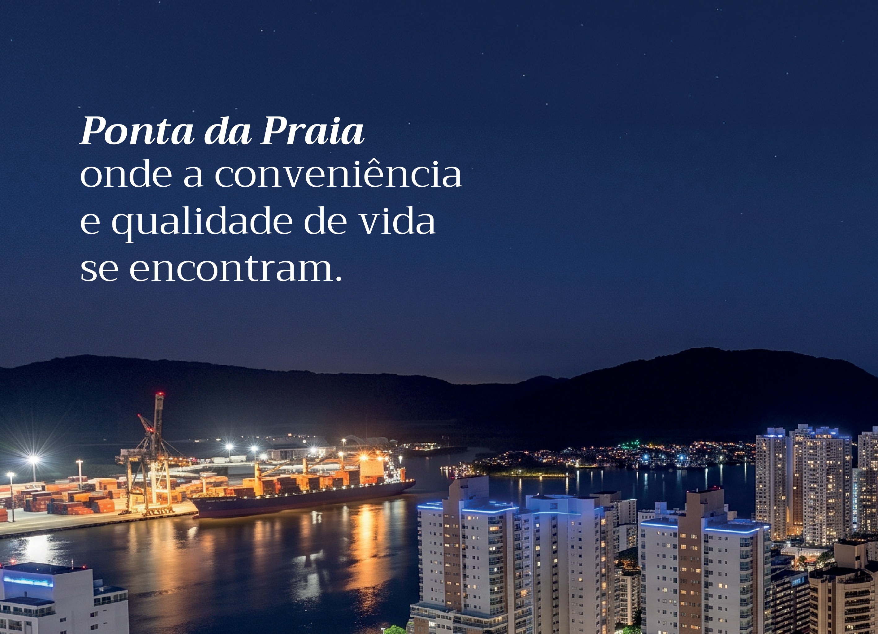Localização · Ponta da Praia e o Porto de Santos