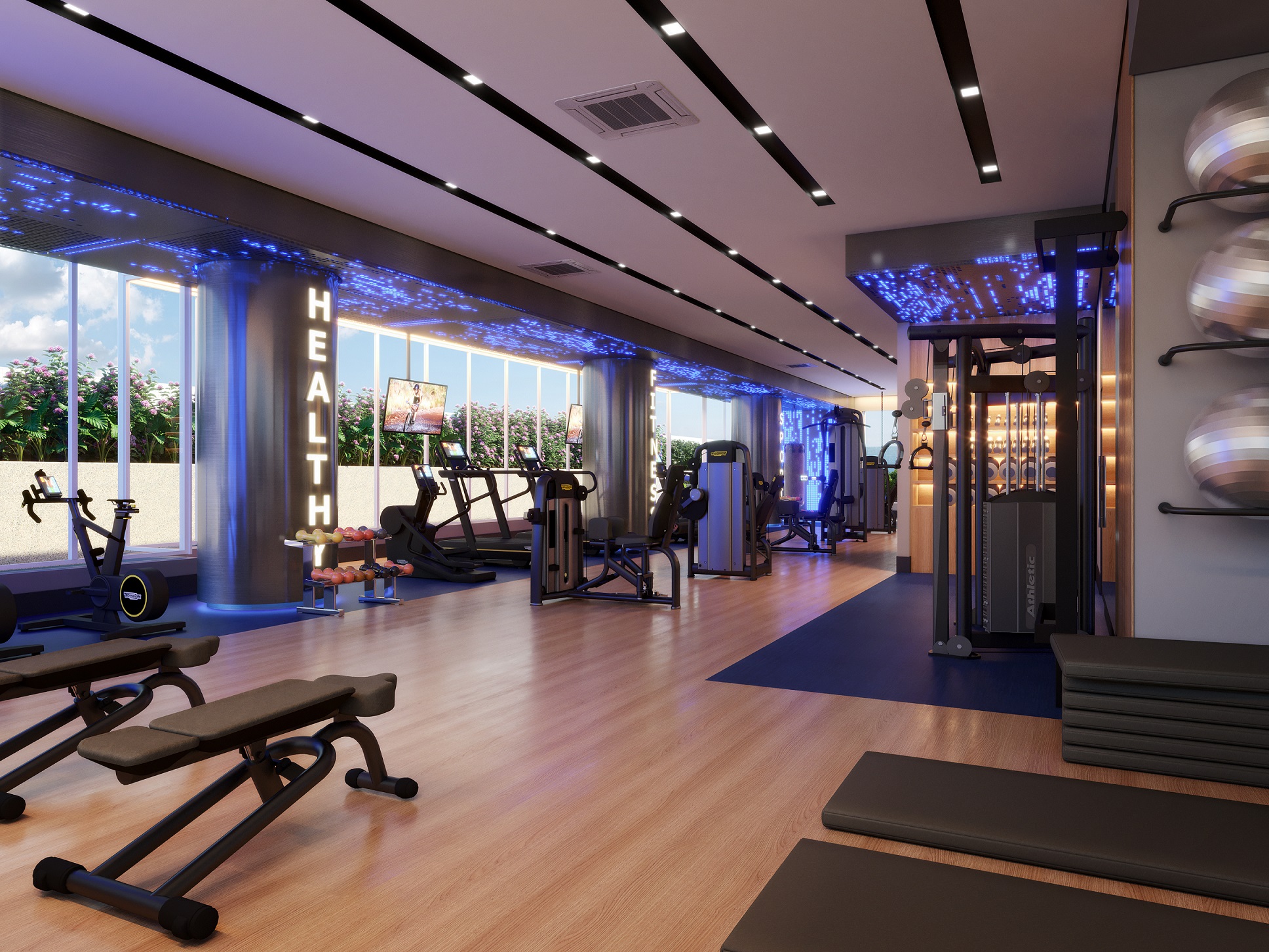 ÁREAS COMUNS · FITNESS 1