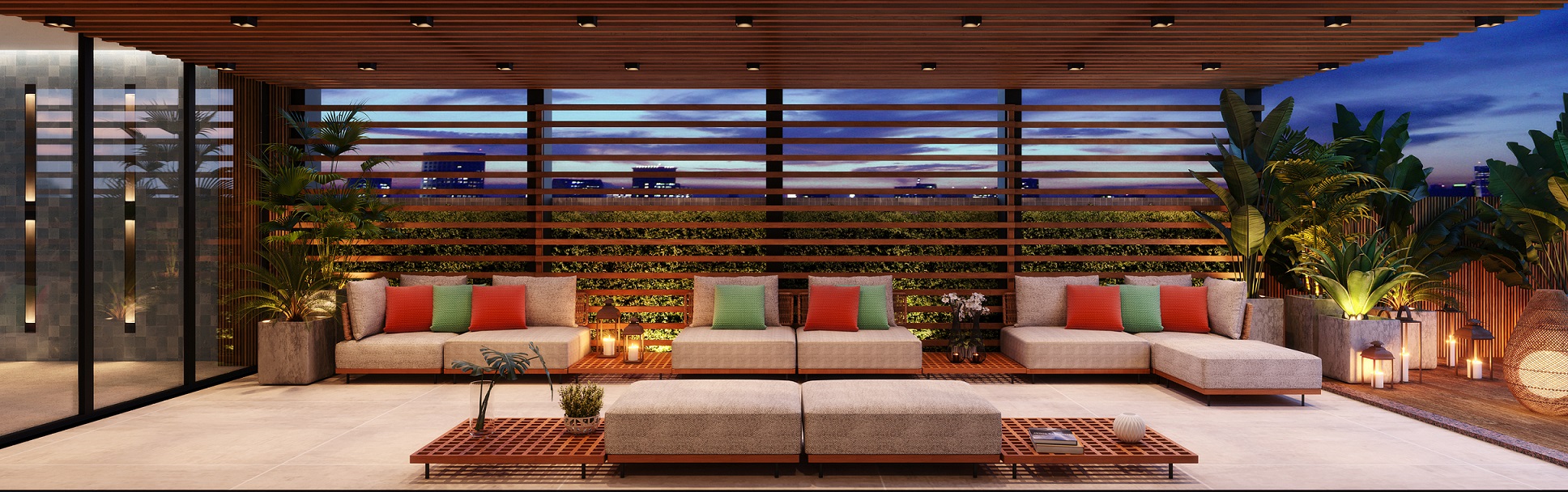 ÁREAS COMUNS · LOUNGE PISCINA
