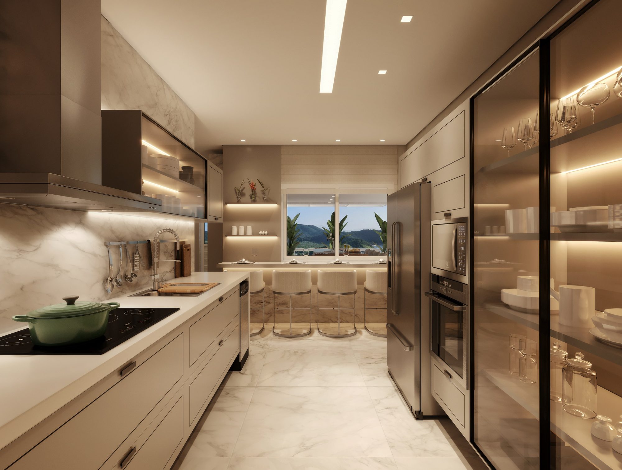 COB 301,50m² · COZINHA