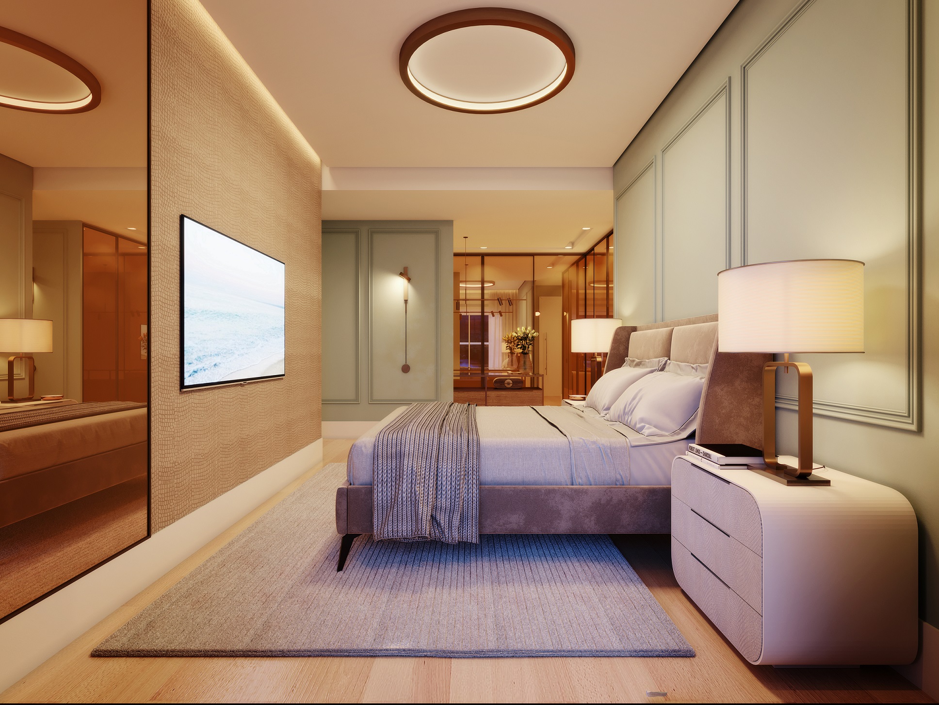 COB 301,50m² · SUÍTE CASAL 1
