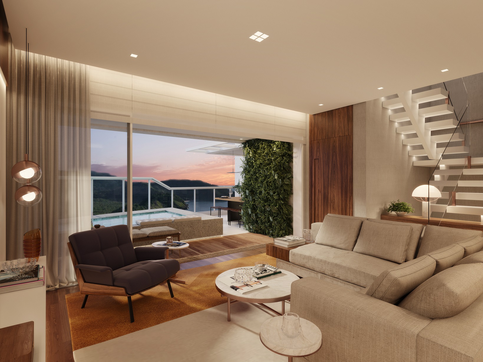 COB 214,36m² · LIVING 1