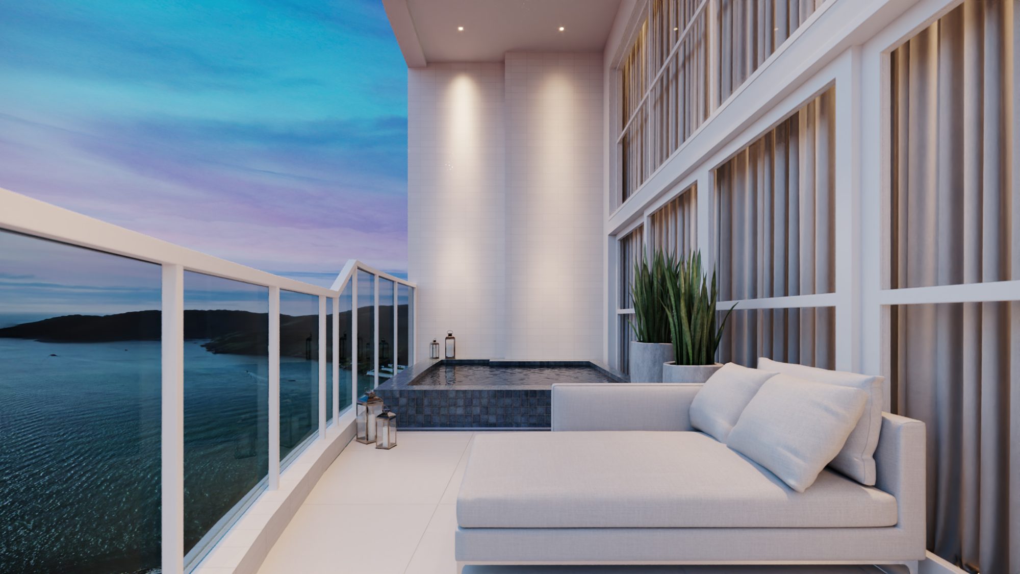 500 m² · VARANDA COM PISCINA