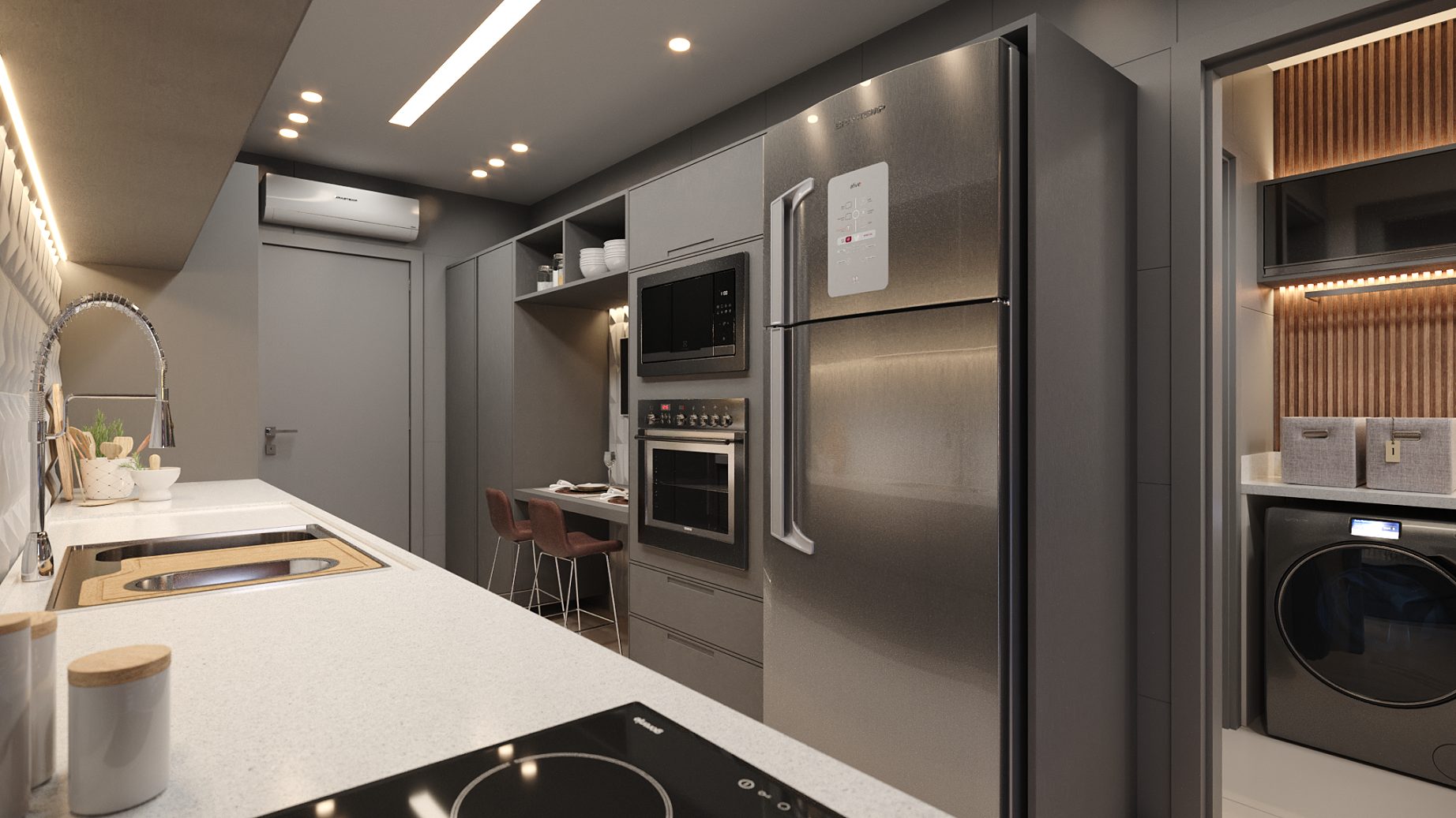 290 m² · COZINHA