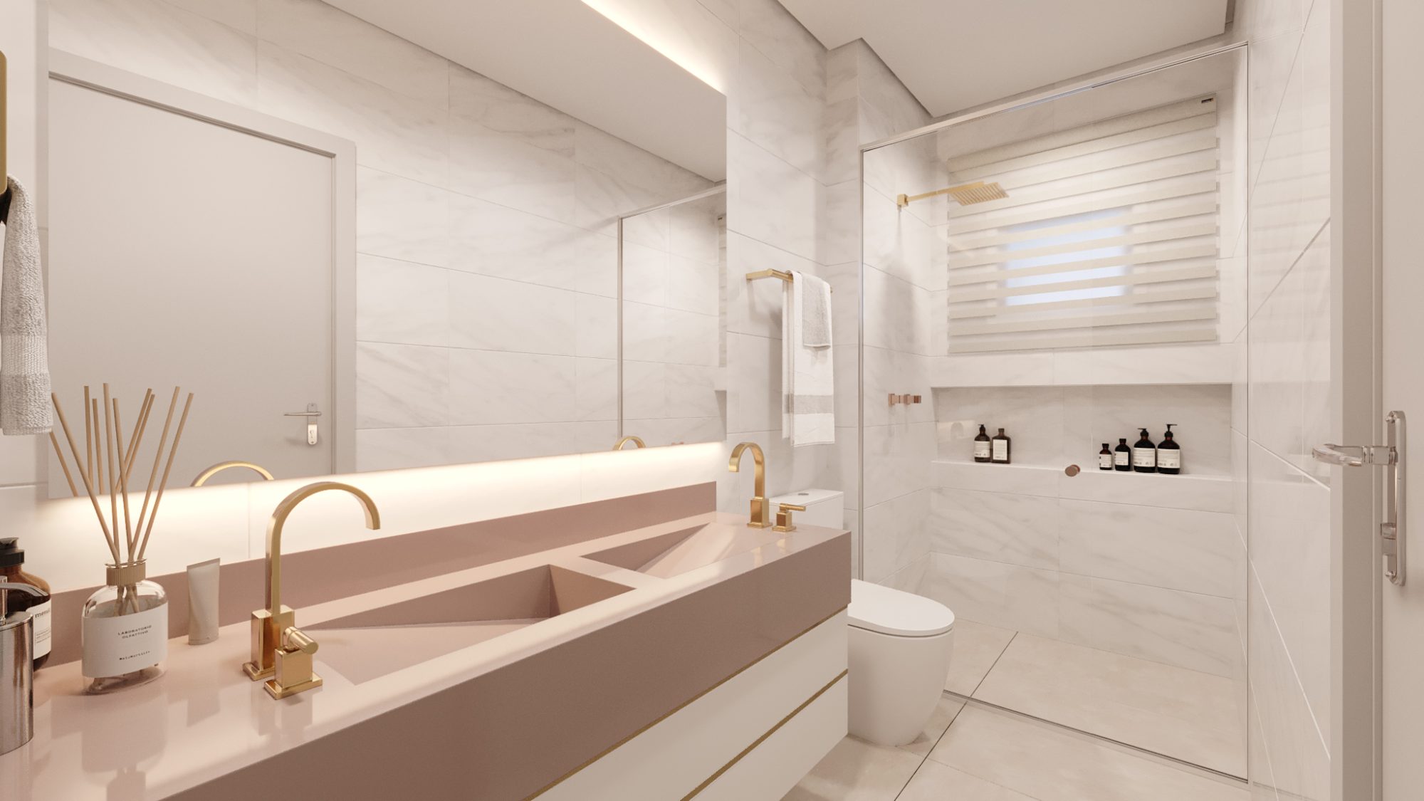 227 m² · BANHEIRO SUITE MASTER