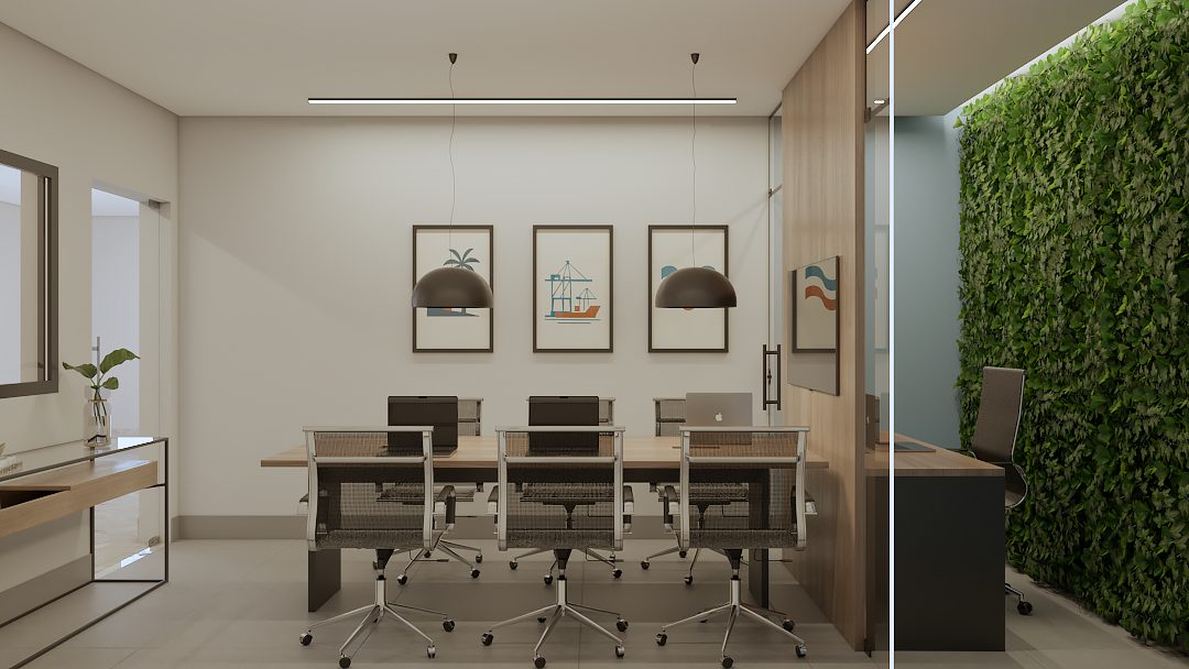 Áreas Comuns — Hall e Coworking — COWORKING #2