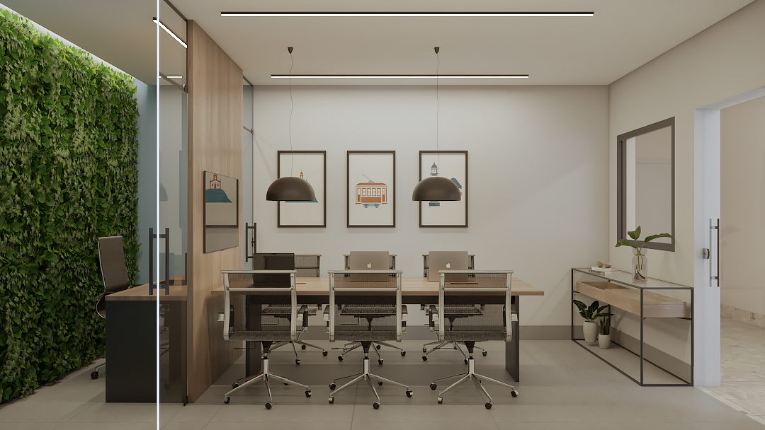 Áreas Comuns — Hall e Coworking — COWORKING #3