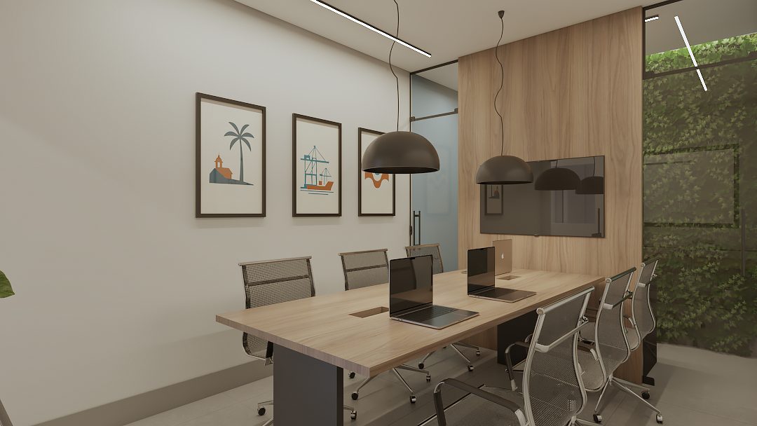 Áreas Comuns — Hall e Coworking — COWORKING #4