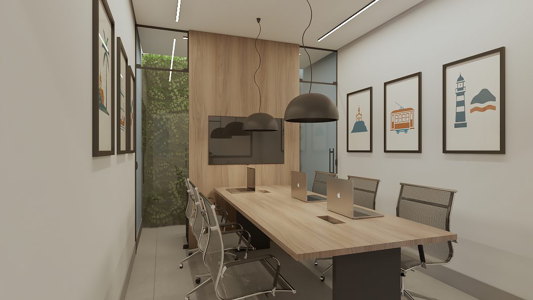 Áreas Comuns — Hall e Coworking — COWORKING #5