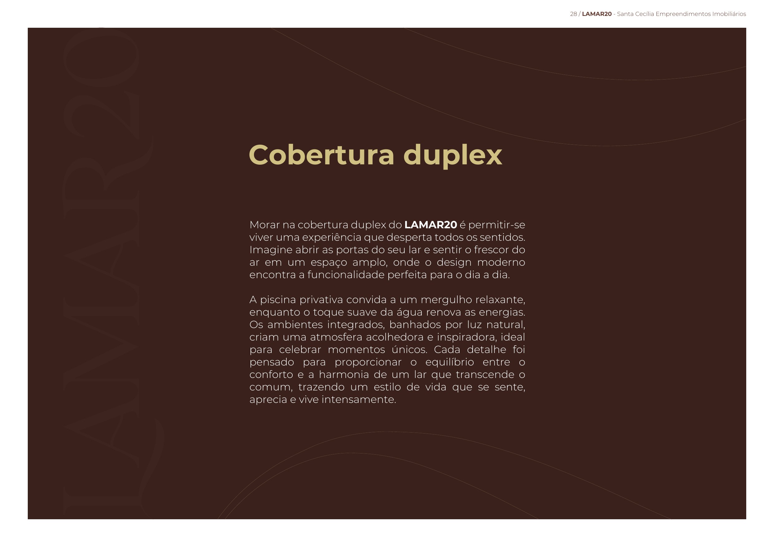 TIPOLOGIA 327 m² · Cobertura duplex — Apresentação