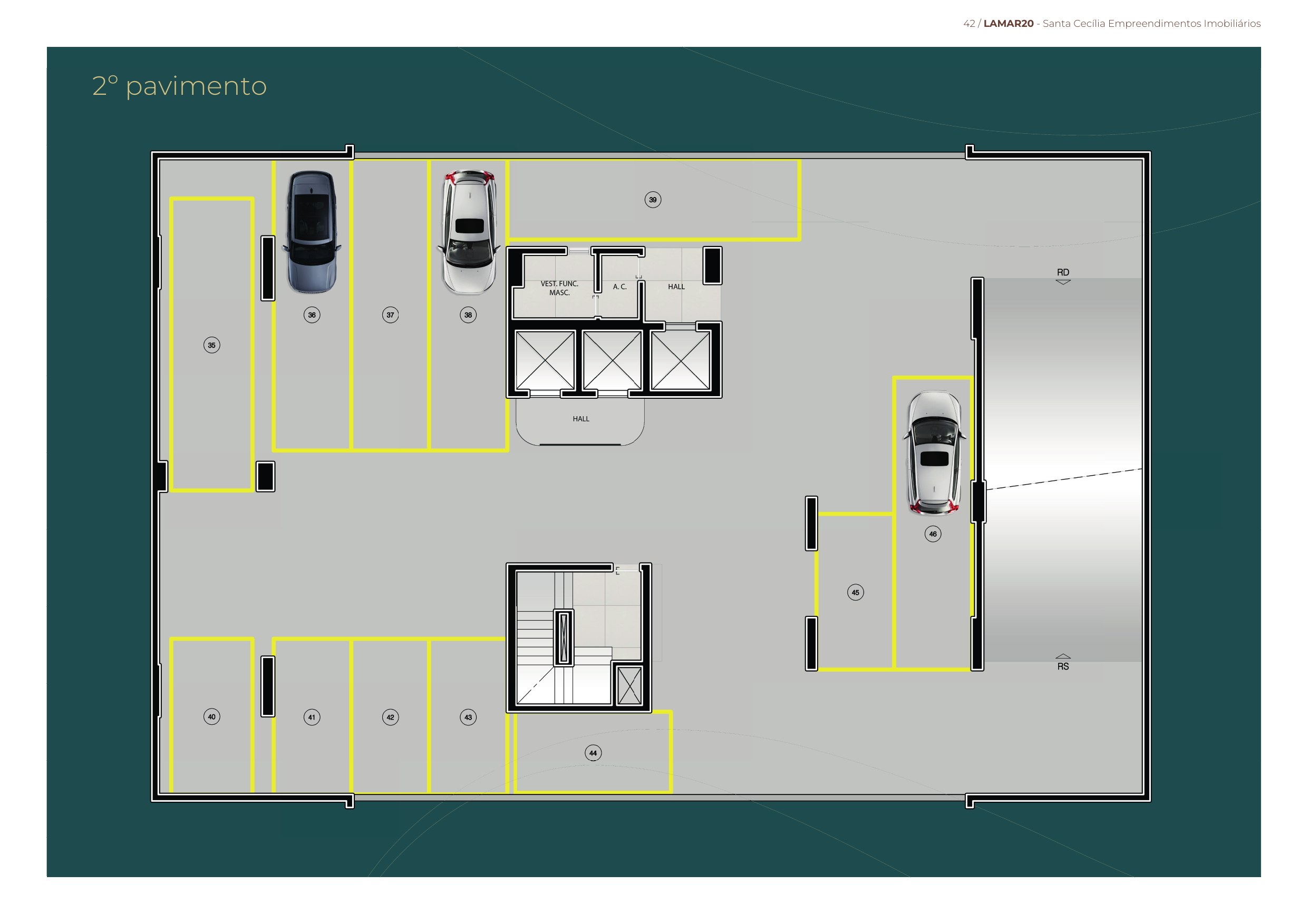 PLANTAS GARAGEM · 2º pavimento