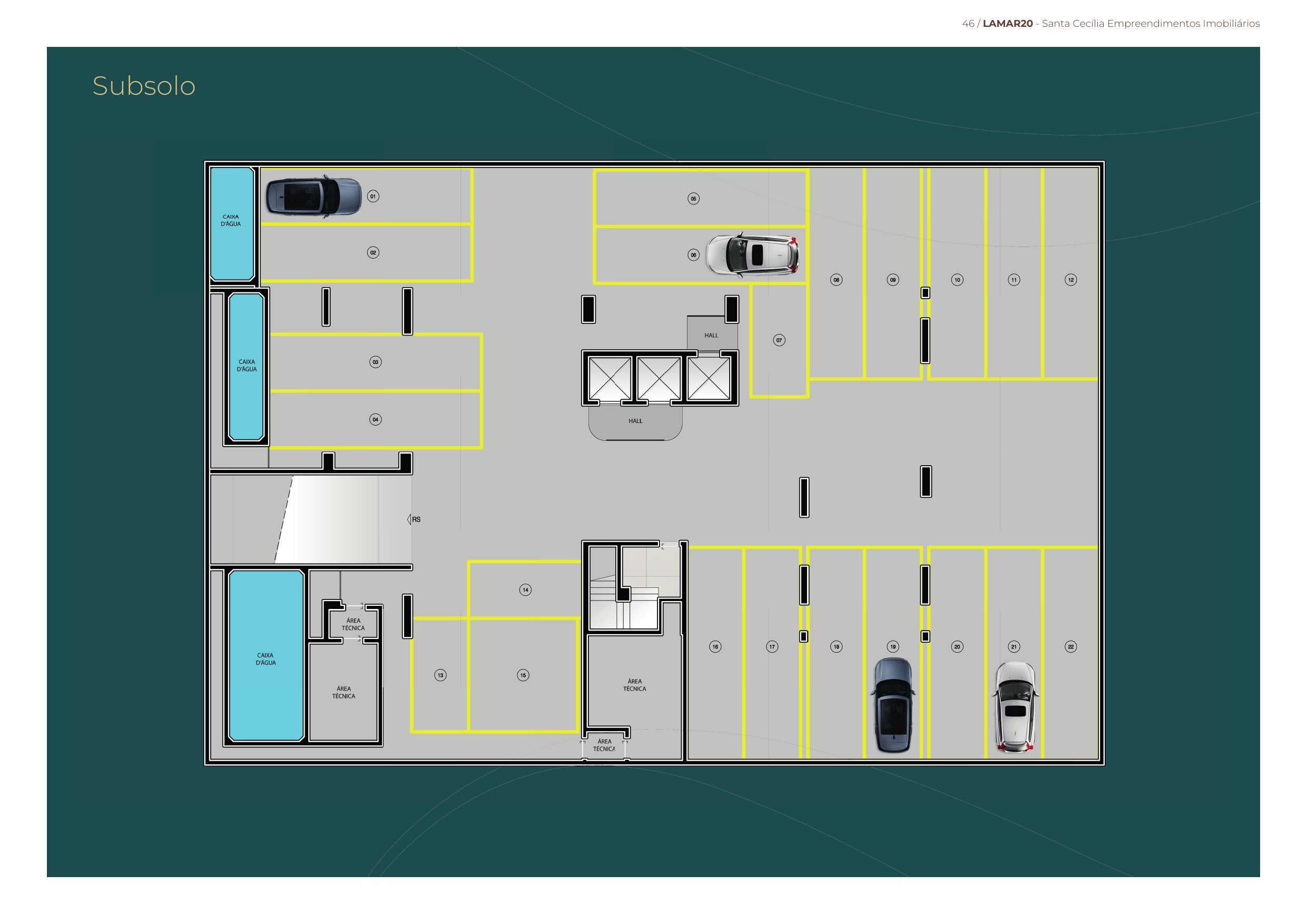 PLANTAS GARAGEM · Subsolo